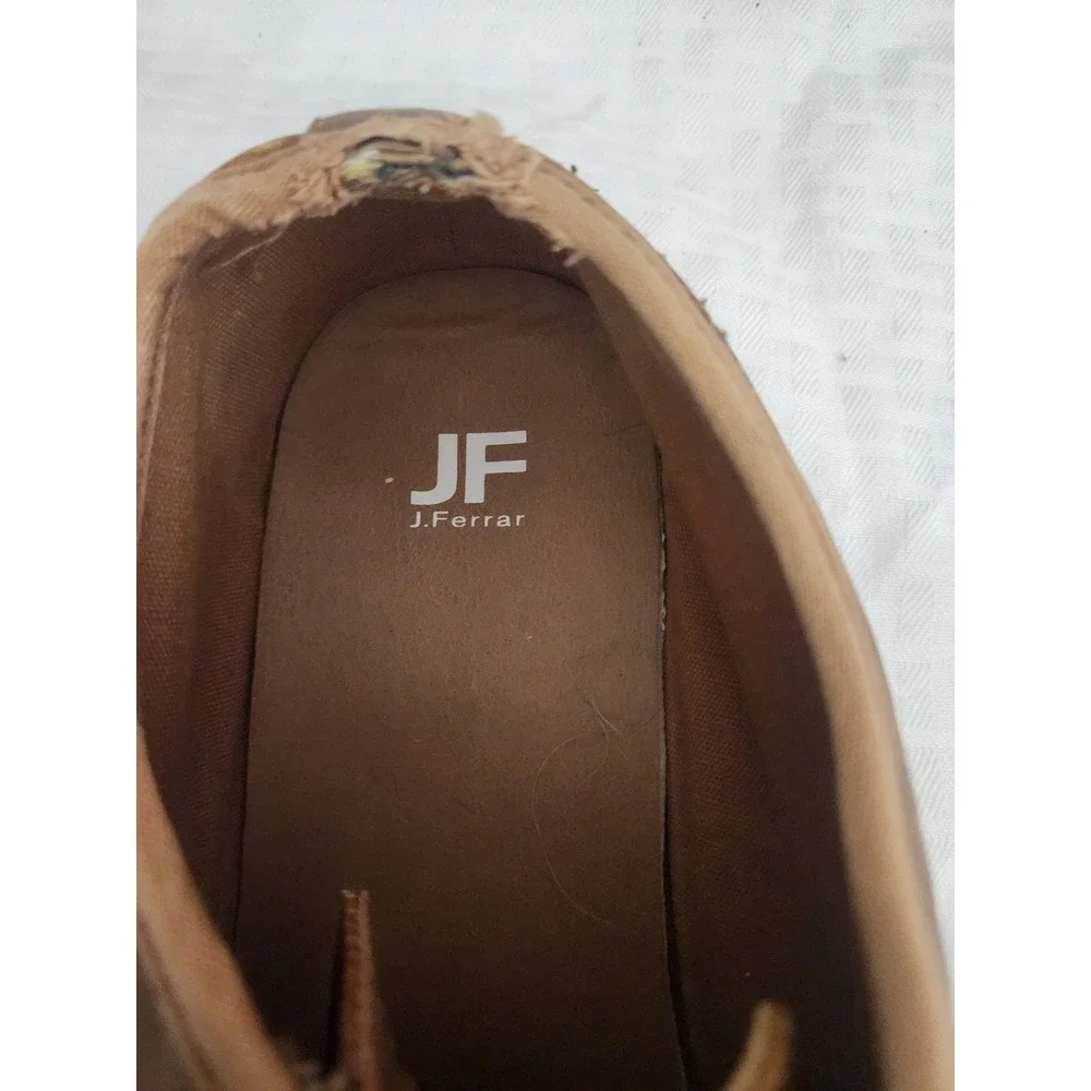J. Ferrar Walevia Mens Brown Casual Oxford Shoes Size 10M 016-8236 F21797